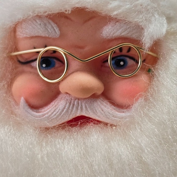 Vintage Santa Claus Wind-Up Musical Doll Christmas Holiday Decoration - Picture 6 of 10